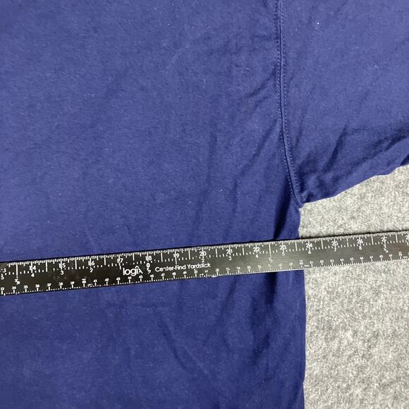 Pluma T-Shirt Mens XL Navy Heavyweight Cotton Solid Blank Vintage Tee - Picture 4 of 6